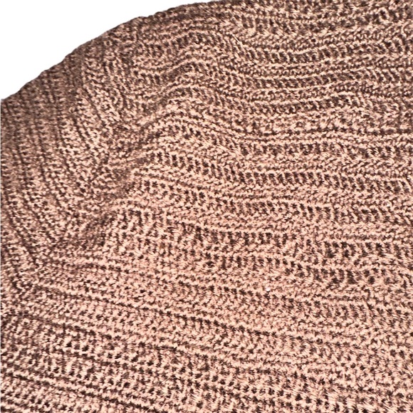 Brown knitted cardigan sweater - Picture 2 of 2